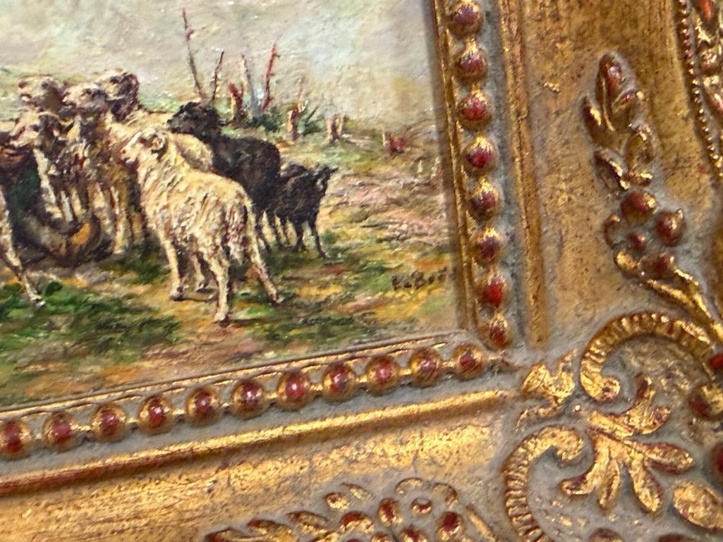 ERNST BRODEL GERMAN ARTIST ORIGINAL OIL ON BOARD MINIATURE PAINTINGS - 5
