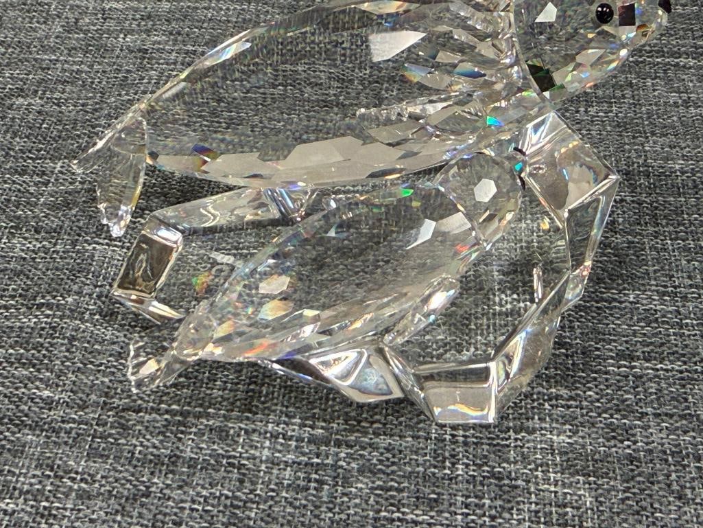 SWAROVSKI CRYSTAL SCS ANNUAL FIGURINE SAVE ME THE SEALS 1991 DESIGNED BY MICHAEL STAMY - 4