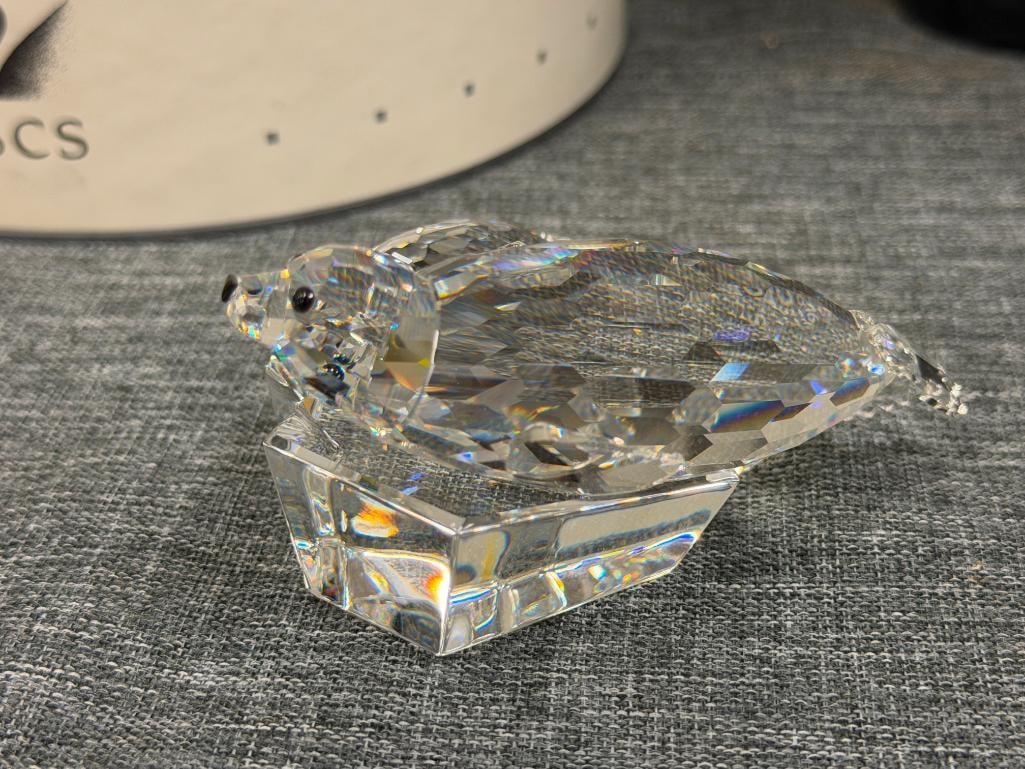 SWAROVSKI CRYSTAL SCS ANNUAL FIGURINE SAVE ME THE SEALS 1991 DESIGNED BY MICHAEL STAMY - 5