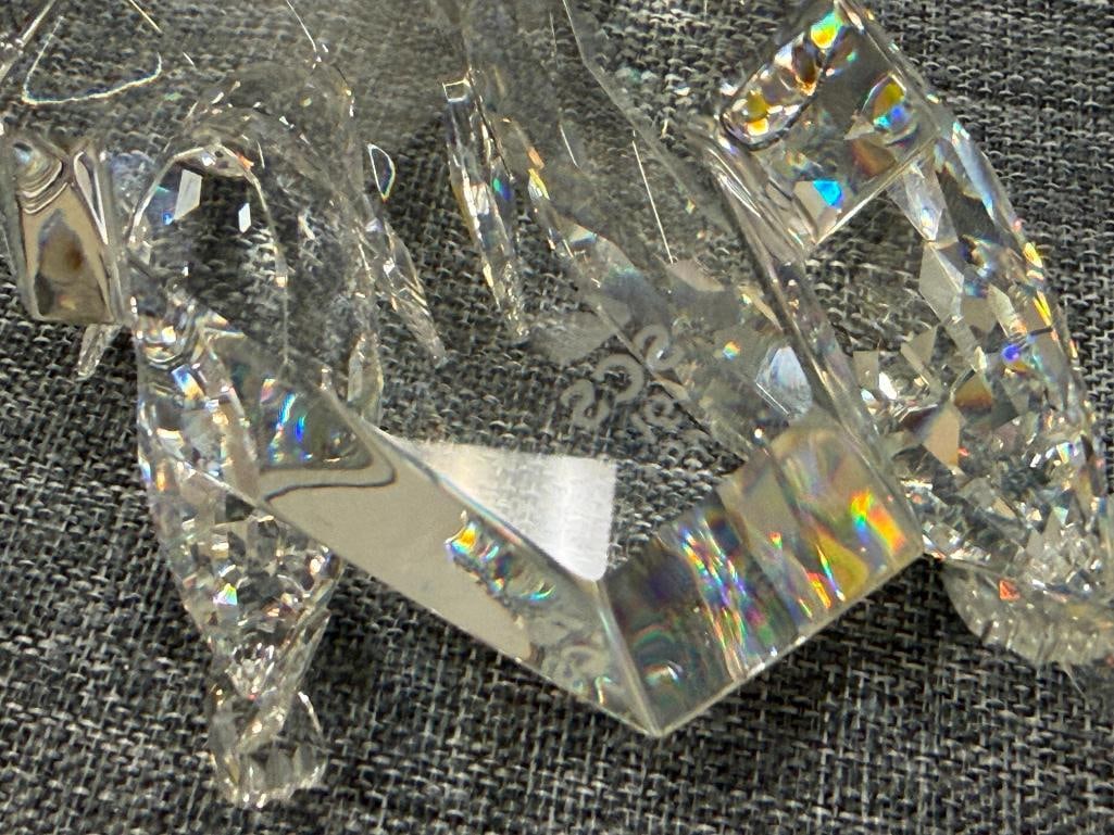 SWAROVSKI CRYSTAL SCS ANNUAL FIGURINE SAVE ME THE SEALS 1991 DESIGNED BY MICHAEL STAMY - 7