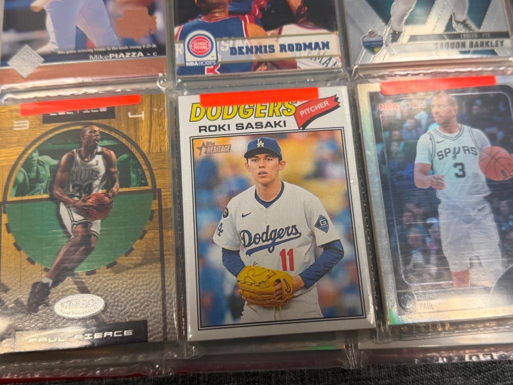 90 COLLATED SPORT TRADING CARD PACKS INCLUDES MANY HALL OF FAMERS AND STARS - 19