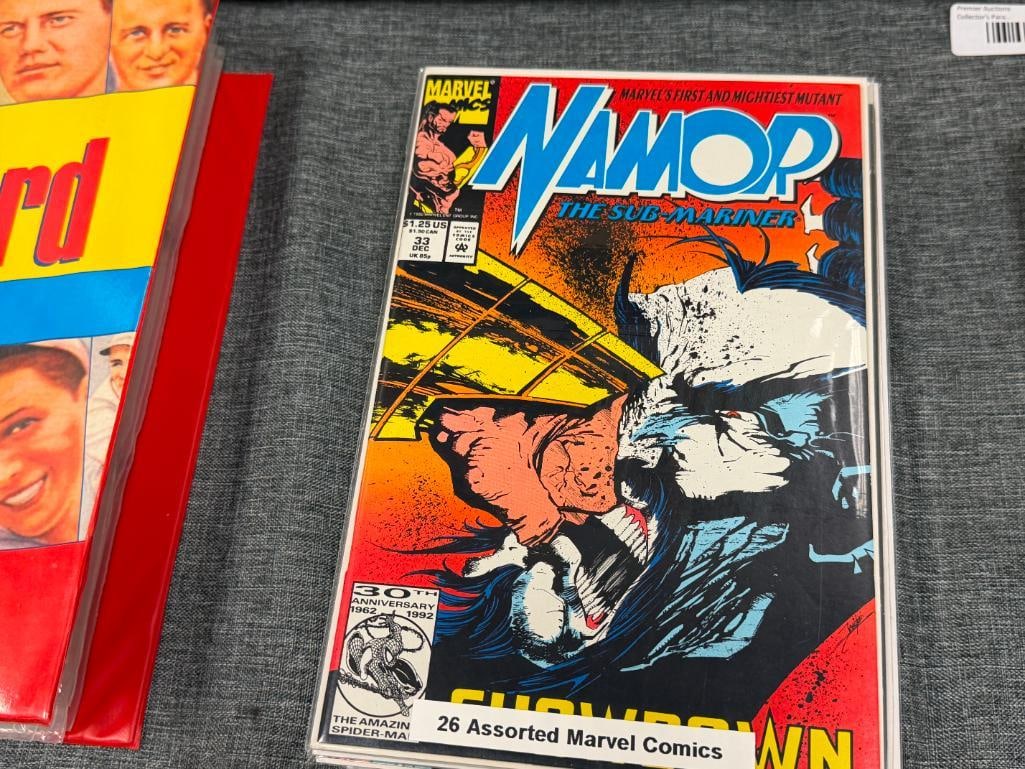 26 ASSORTED MARVEL COMIC BOOKS FEAT. NAMOR, THE AVENGERS, RED SONJA - 5
