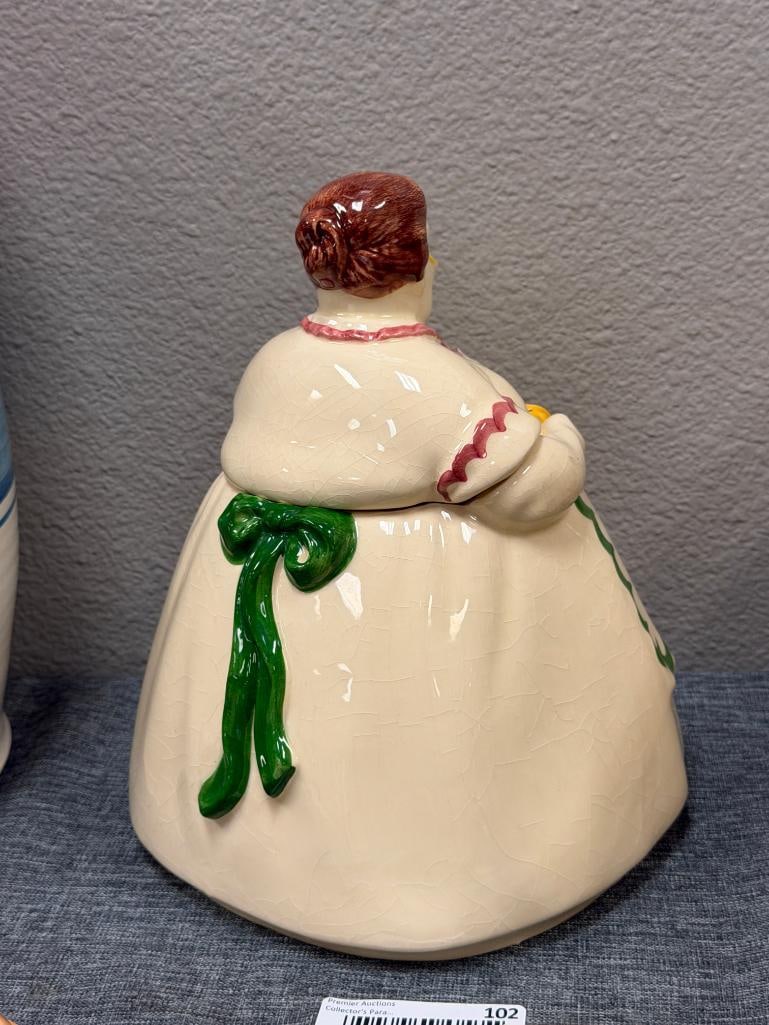 MID-CENTURY CERAMIC FIGURAL COOKIE JAR - 5
