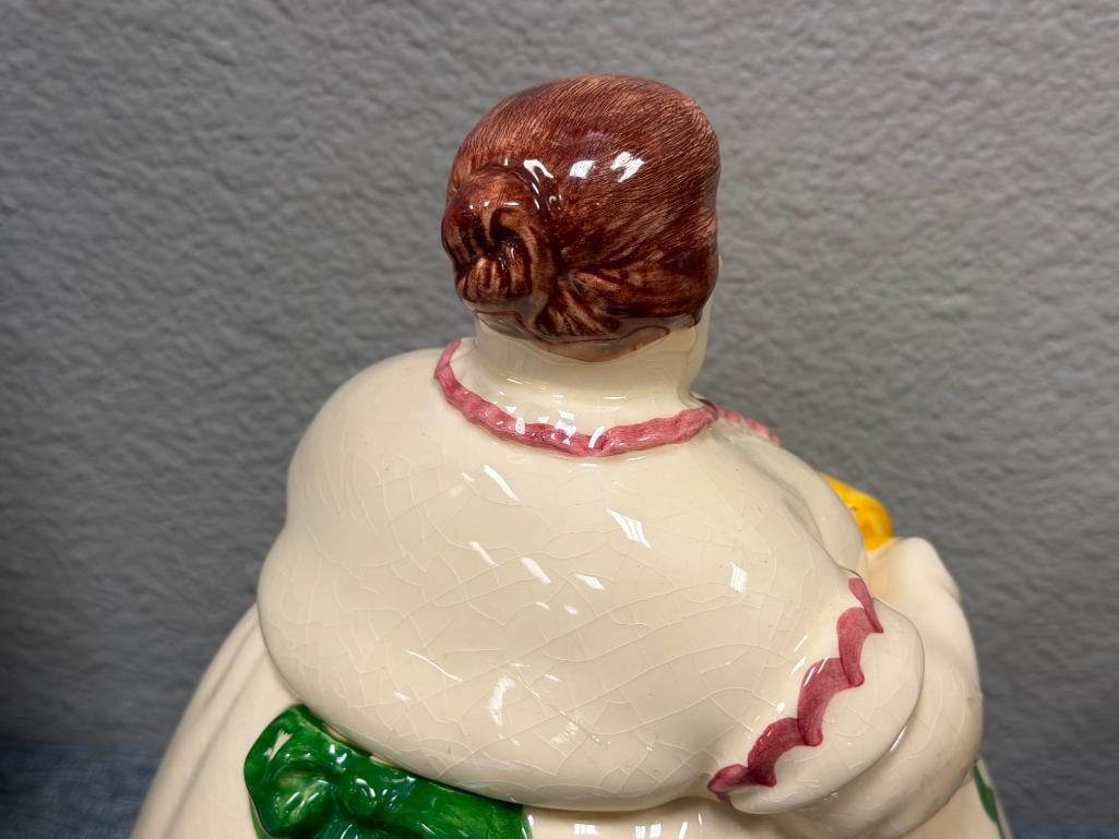 MID-CENTURY CERAMIC FIGURAL COOKIE JAR - 6