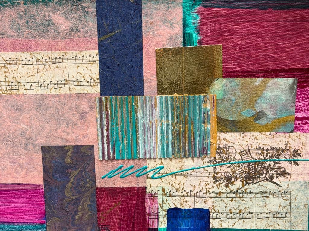 PATRICK MCNURNEY MIXED MEDIA ORIGINAL PAINTING ON CANVAS ABSTRACT - 2