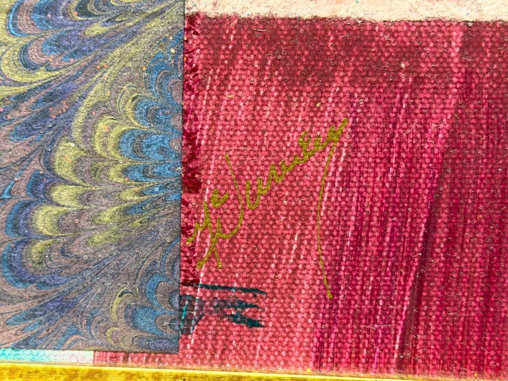 PATRICK MCNURNEY MIXED MEDIA ORIGINAL PAINTING ON CANVAS ABSTRACT - 4