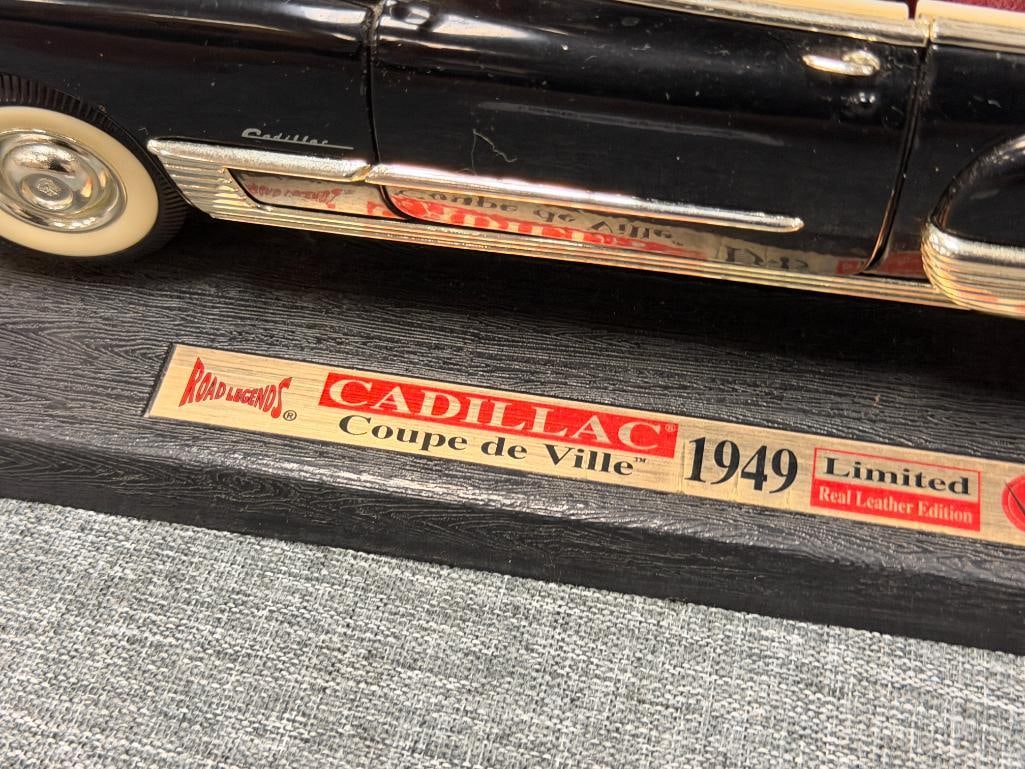 1/18 DIE-CAST MODEL CARS HOTWHEELS CADILLAC NORTHSTAR LMP AND ROAD LEGENDS '49 COUP DE VILLE - 10