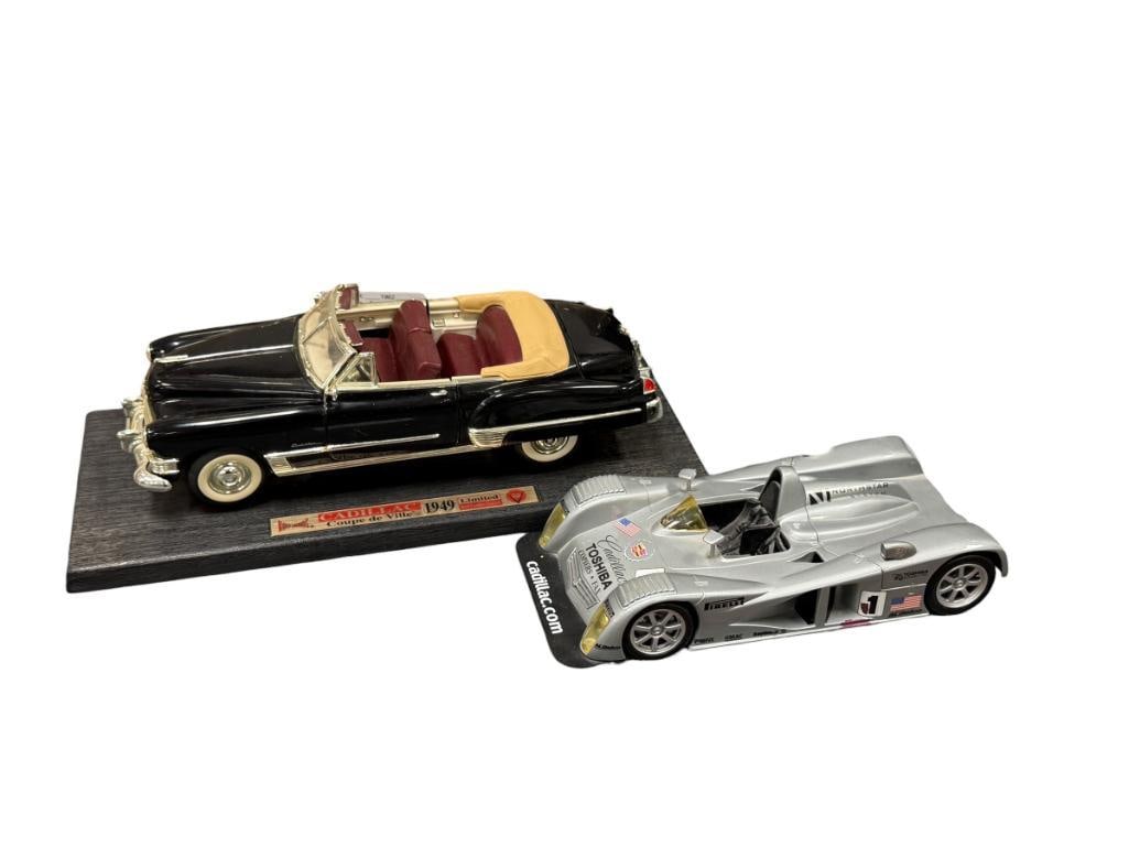 1/18 DIE-CAST MODEL CARS HOTWHEELS CADILLAC NORTHSTAR LMP AND ROAD LEGENDS '49 COUP DE VILLE (1 of 12)