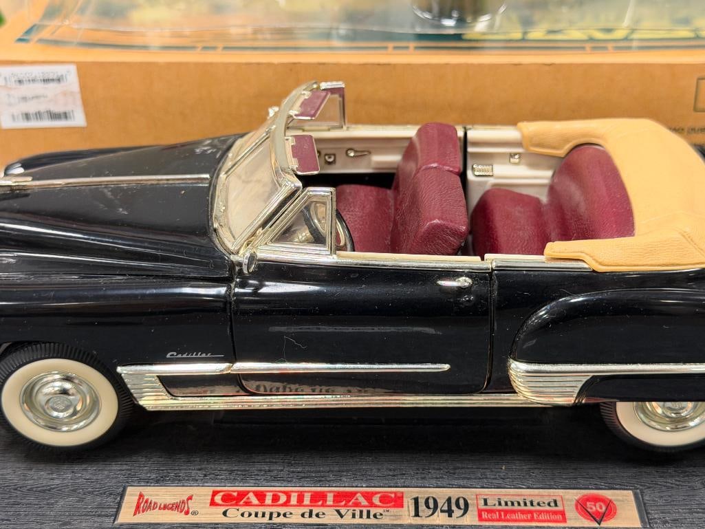 1/18 DIE-CAST MODEL CARS HOTWHEELS CADILLAC NORTHSTAR LMP AND ROAD LEGENDS '49 COUP DE VILLE - 9