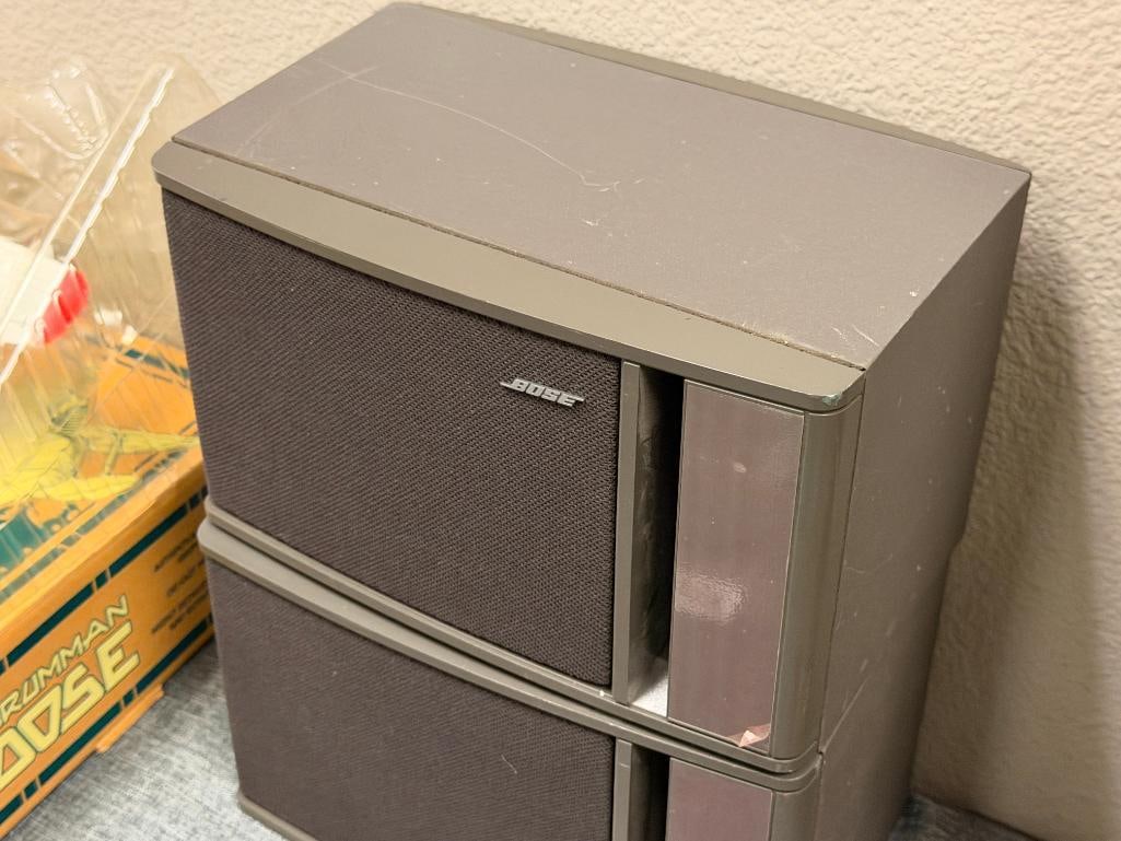 PAIR OF BOSE MODEL 141 COMPACT BOOKCASE SPEAKERS CIRCA 1980'S - 2000'S - 2