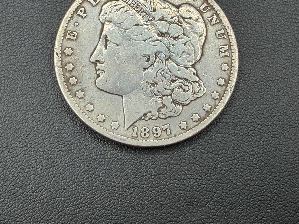 1897-O U.S. MORGAN SILVER DOLLAR - 3
