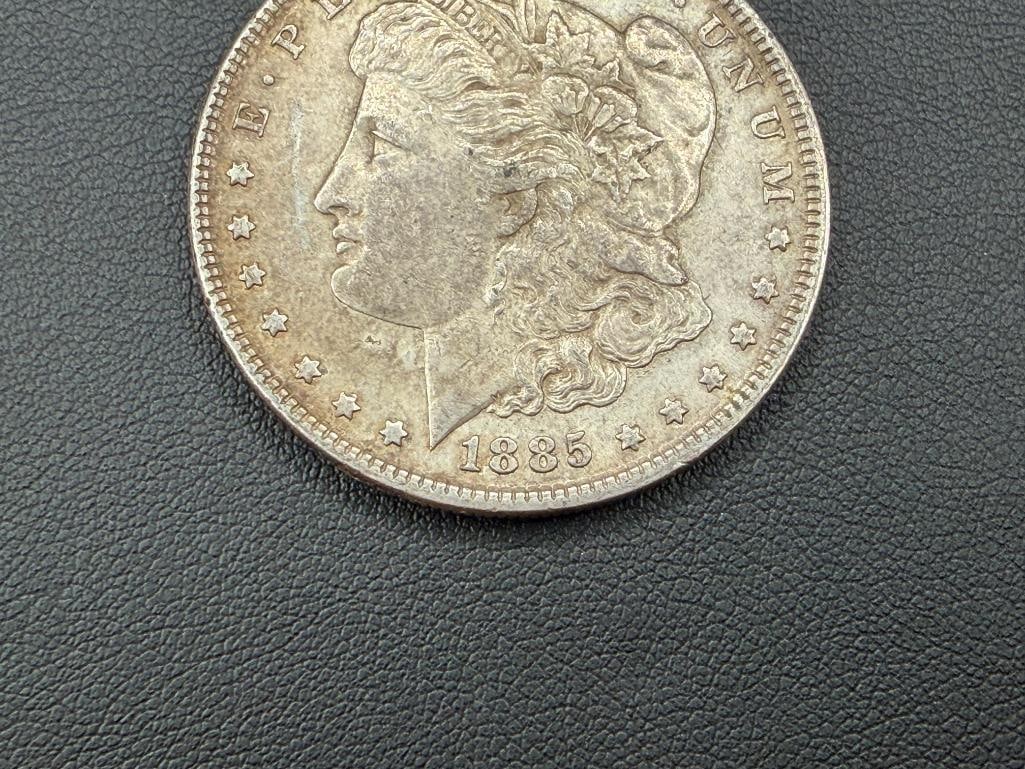 1885 U.S. MORGAN SILVER DOLLAR - 3