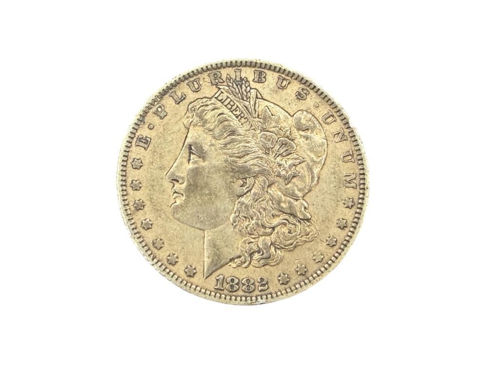 1882-O U.S. MORGAN SILVER DOLLAR (1 of 6)