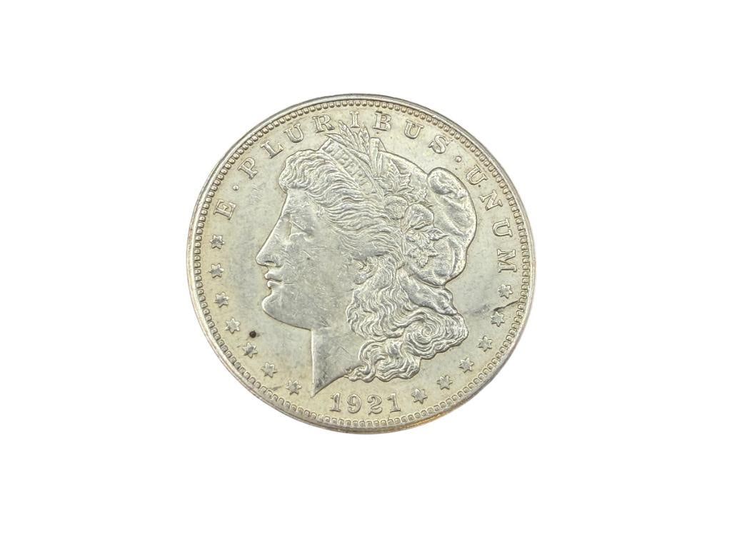 1921-S U.S. MORGAN SILVER DOLLAR (1 of 6)