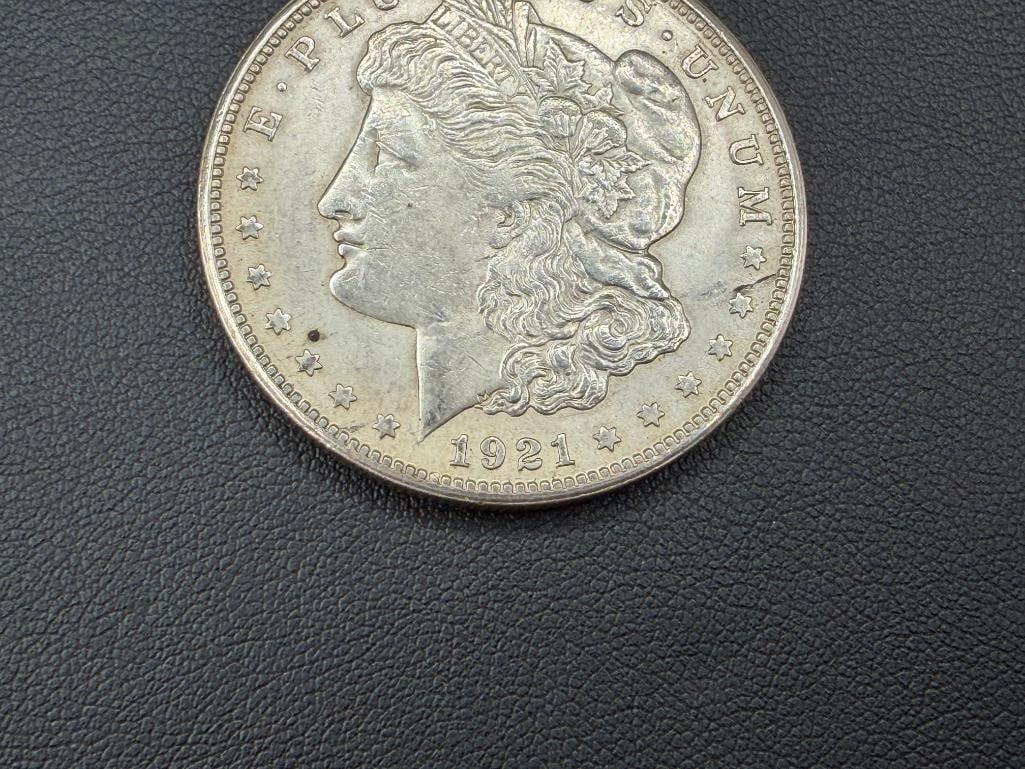 1921-S U.S. MORGAN SILVER DOLLAR - 3