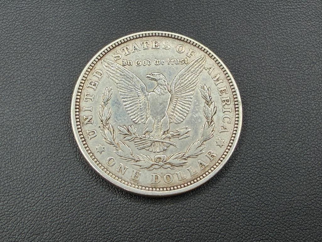 1921-D U.S. MORGAN SILVER DOLLAR - 4