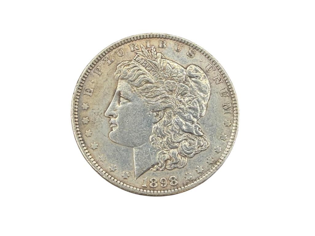 1898 U.S. MORGAN SILVER DOLLAR (1 of 6)