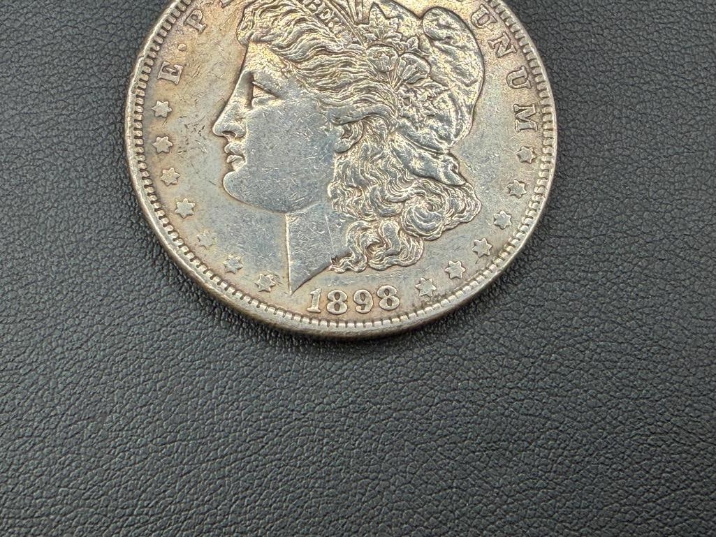 1898 U.S. MORGAN SILVER DOLLAR - 3