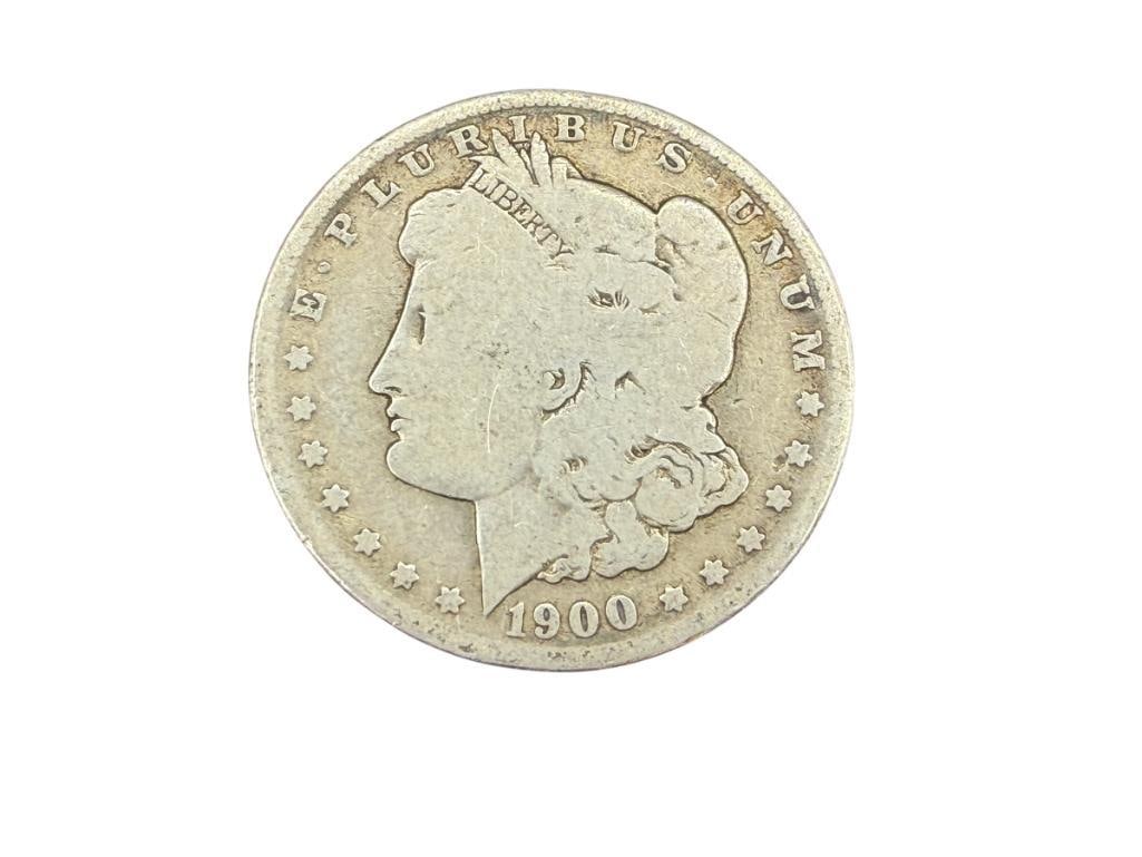 1900-O U.S. MORGAN SILVER DOLLAR (1 of 6)