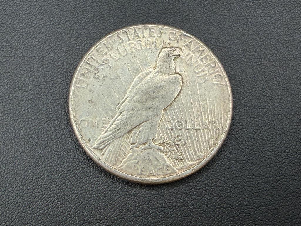 1923-S U.S. PEACE SILVER DOLLAR - 4