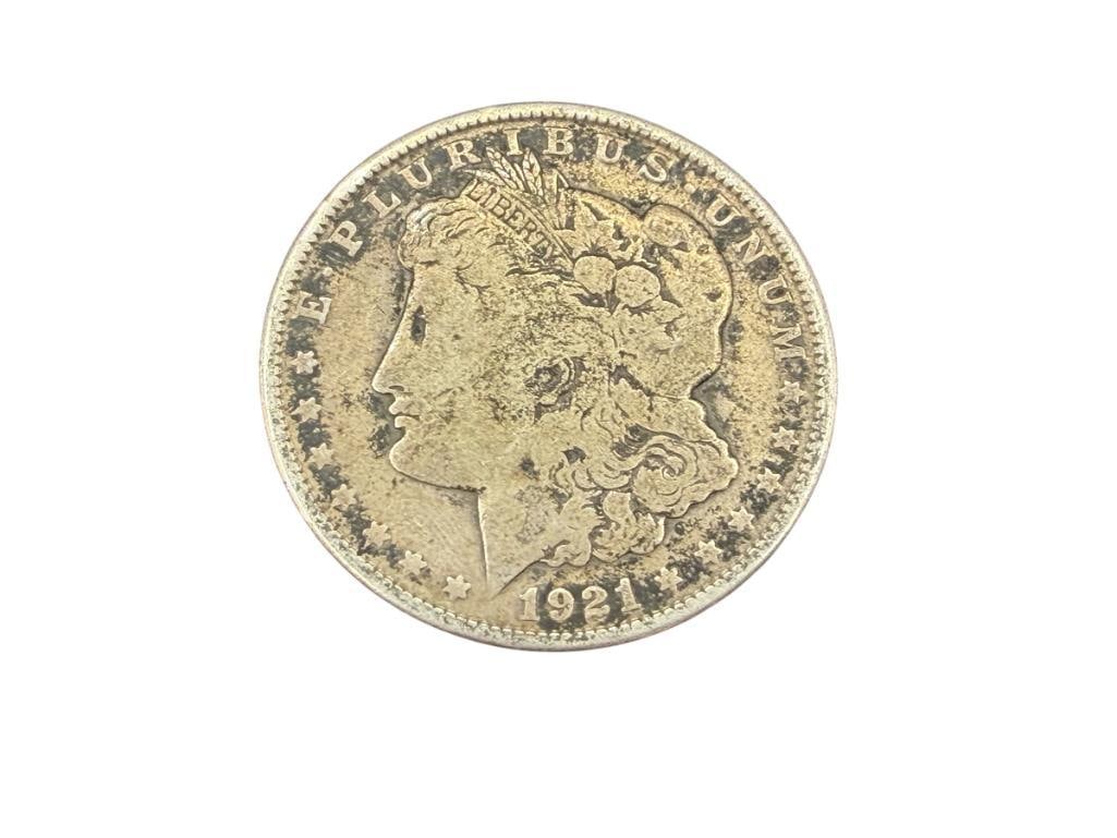 1921 U.S. MORGAN SILVER DOLLAR (1 of 6)