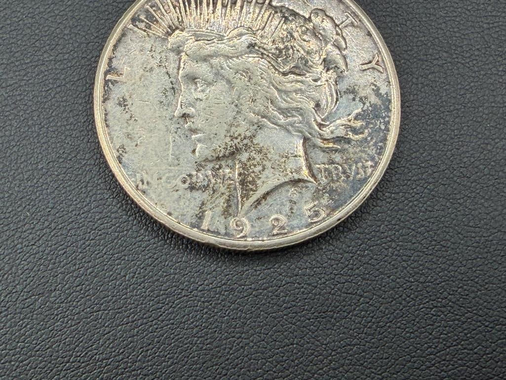 1925-S U.S. PEACE SILVER DOLLAR - 3