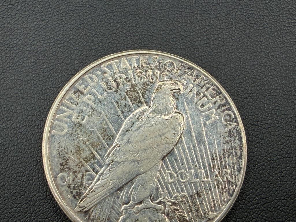 1925-S U.S. PEACE SILVER DOLLAR - 5
