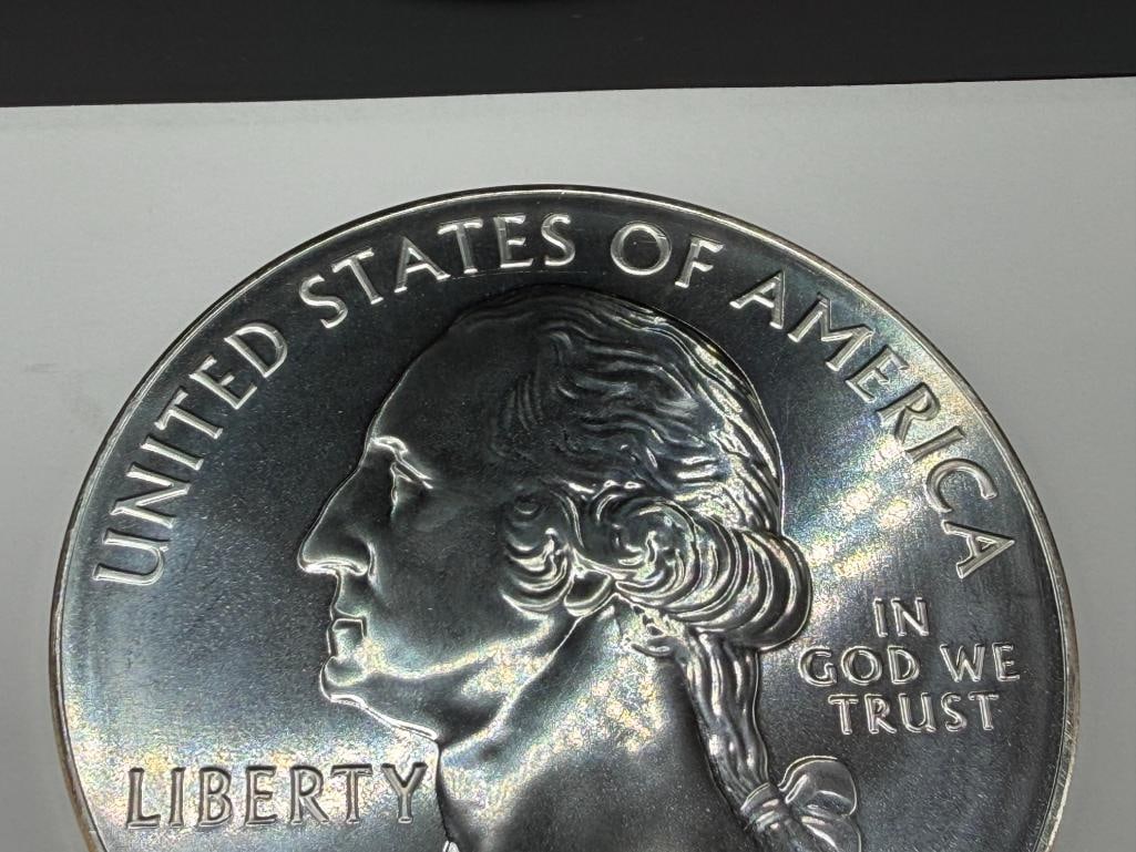 FIVE TROY OUNCE .999 FINE SILVER 2016 KENTUCKY STATEHOOD QUARTER DESIGN ROUND - 6