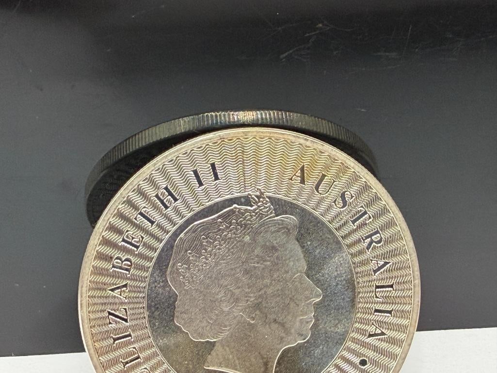 2016 AUSTRAILIAN KANGAROO .999 FINE SILVER AUSTRAILAIN DOLLAR - 5