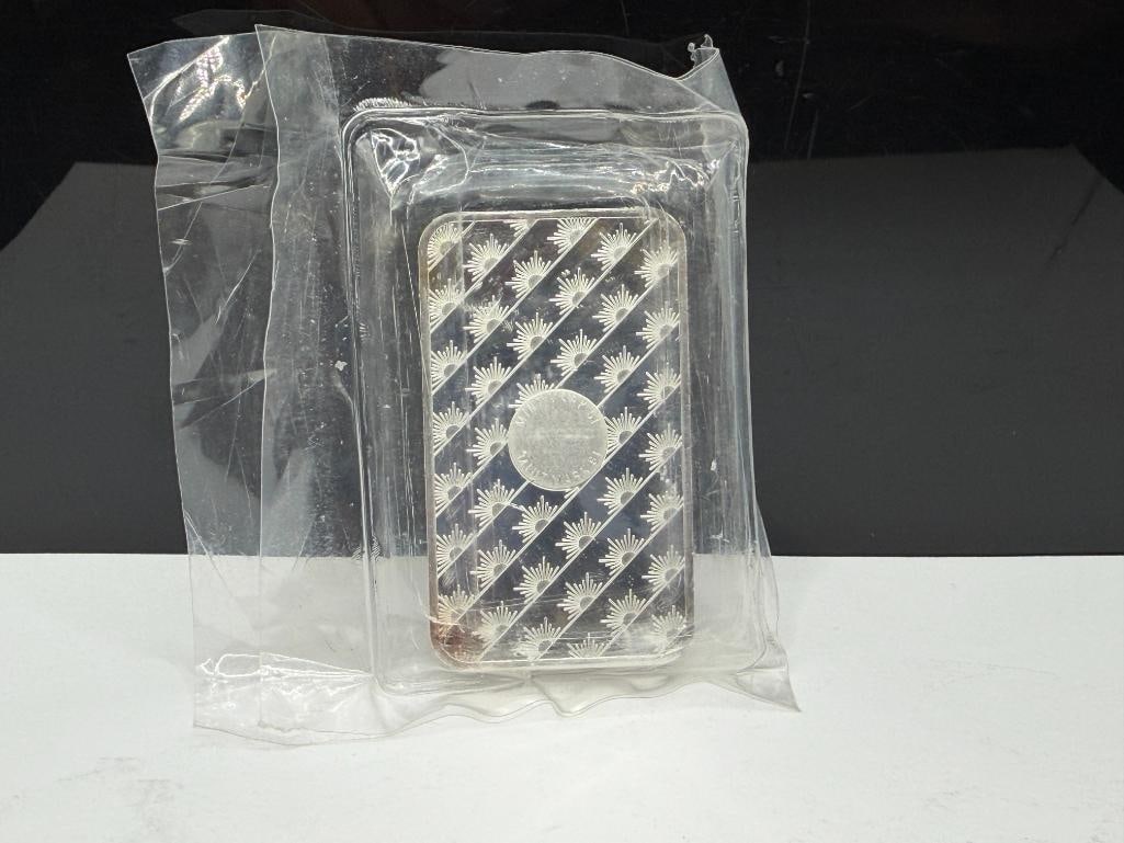 FIVE TROY OUNCE .999 FINE SILVER BAR BY SUNSHINE MINTING - 4