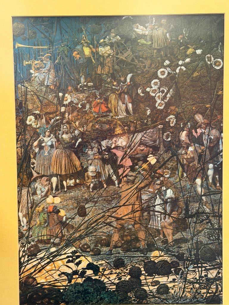 RICHARD DADD ENGLISH ARTIST PRINT THE FAIRY FELLER'S MASTER STROKE PUBLISHED BY THE TATE GALLERY - 2