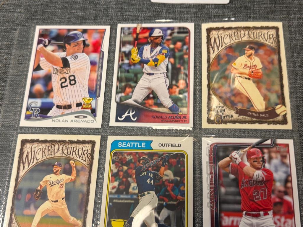 BASEBALL FUTURE HALL OF FAMERS STARS CLAYTON KERSHAW, CHRIS SALE, RONALD ACUNA JR. ALEX BERGMAN - 2