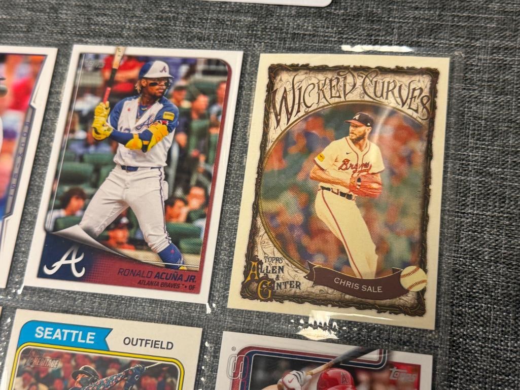 BASEBALL FUTURE HALL OF FAMERS STARS CLAYTON KERSHAW, CHRIS SALE, RONALD ACUNA JR. ALEX BERGMAN - 3