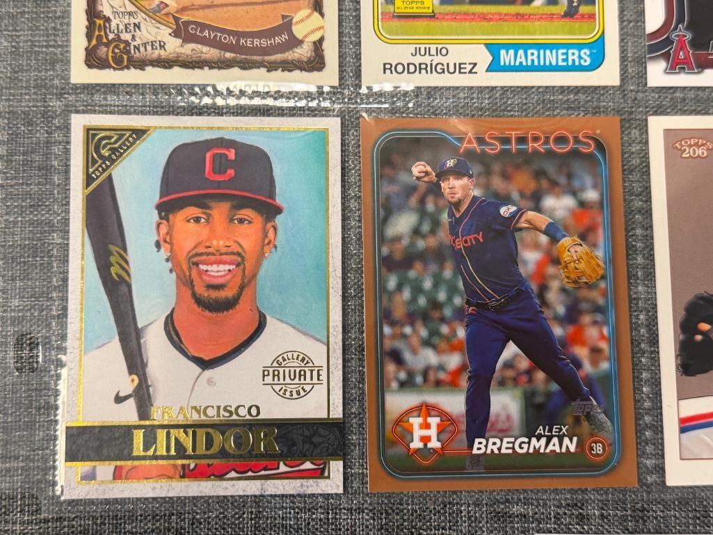 BASEBALL FUTURE HALL OF FAMERS STARS CLAYTON KERSHAW, CHRIS SALE, RONALD ACUNA JR. ALEX BERGMAN - 5