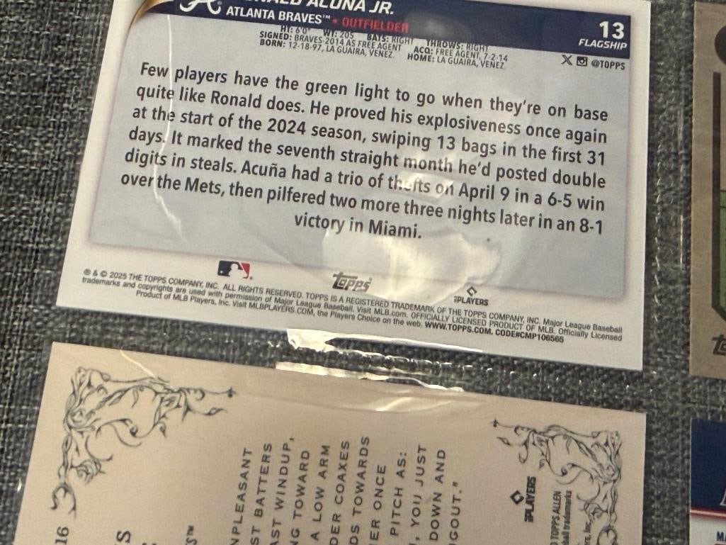 BASEBALL FUTURE HALL OF FAMERS STARS CLAYTON KERSHAW, CHRIS SALE, RONALD ACUNA JR. ALEX BERGMAN - 7
