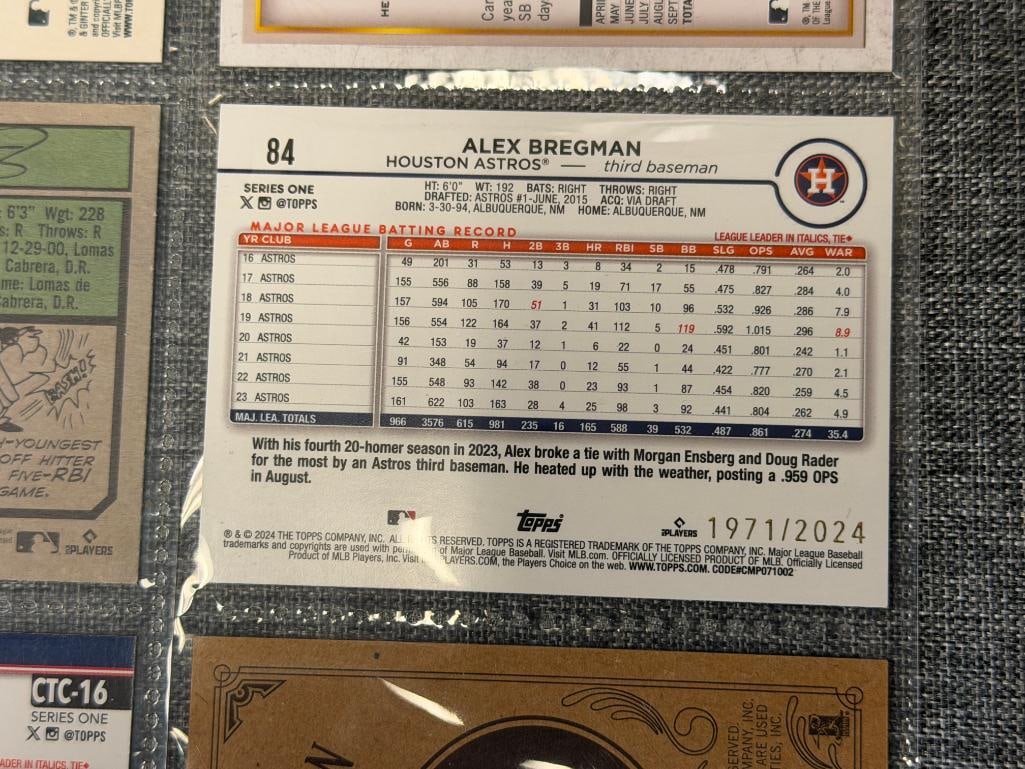 BASEBALL FUTURE HALL OF FAMERS STARS CLAYTON KERSHAW, CHRIS SALE, RONALD ACUNA JR. ALEX BERGMAN - 9