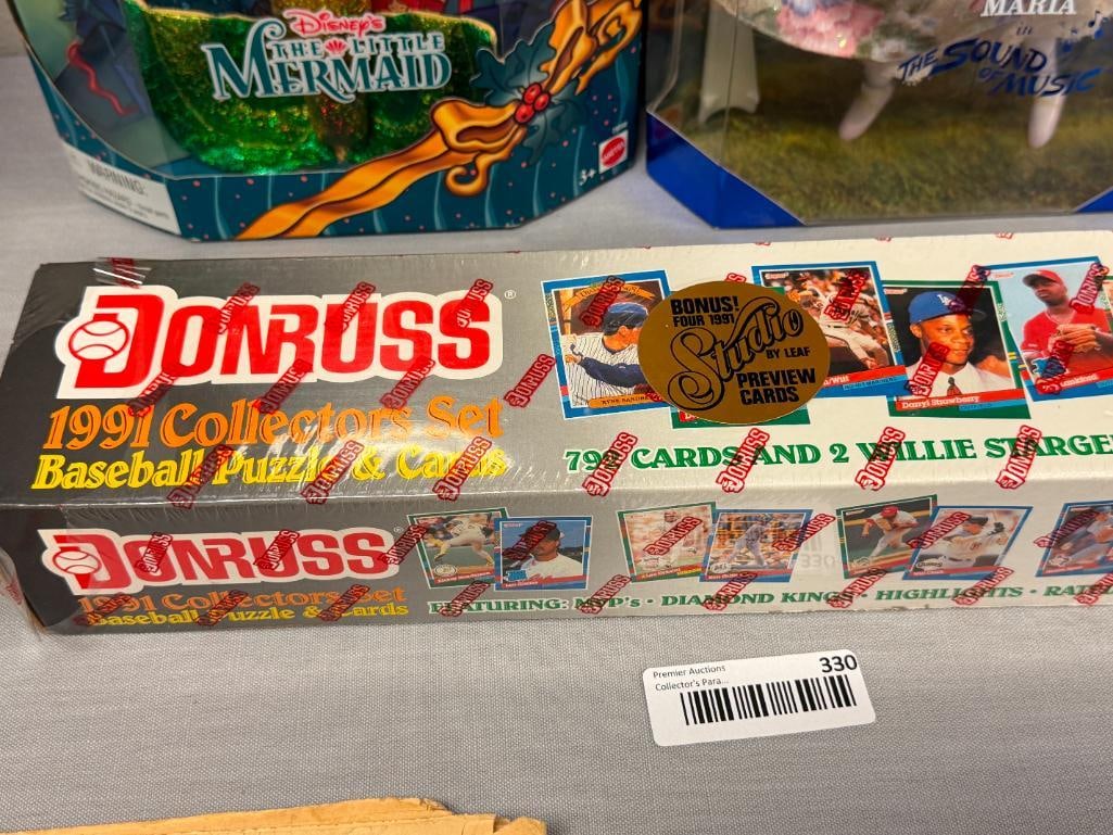 1991 DONRUSS COMPLETE BASEBALL CARD SET WITH PUZZLE AND CARDS FACTORY SEALED - 2
