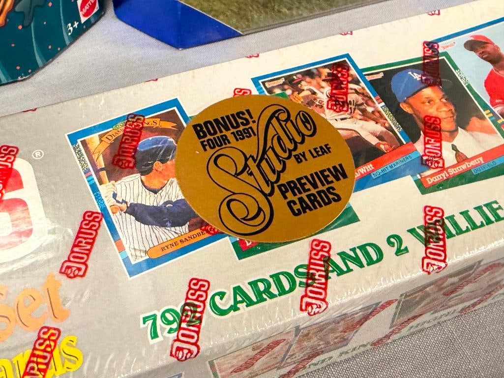 1991 DONRUSS COMPLETE BASEBALL CARD SET WITH PUZZLE AND CARDS FACTORY SEALED - 4