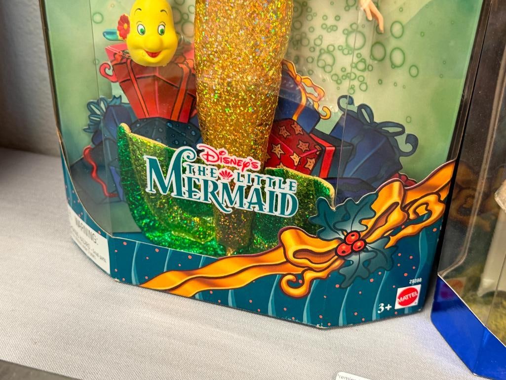 FOUR BARBIE DOLL ENSEMBLES 35TH ANNIVERSARY, HAPPY HALLOWEEN BARBIE & KELLY, THE LITTLE MERMAID - 5