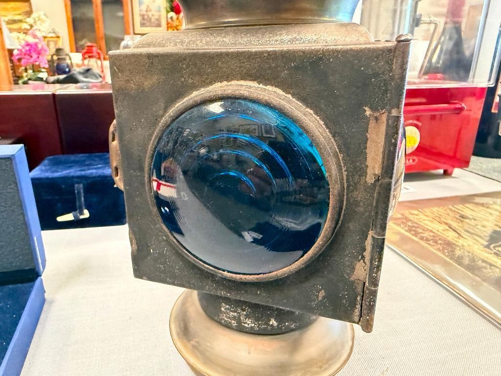 CIRCA 1910 FORD MODEL 115 REAR / SIDE KEROSENE LAMP MADE BY THE JNO. W. BROWNING MFG. CO. - 7