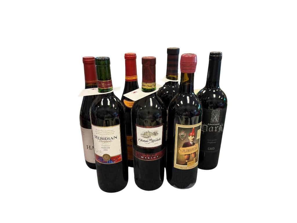 SEVEN BOTTLES OF CABERNET SAUVIGNON RED WINE FACTORY SEALED (1 of 14)
