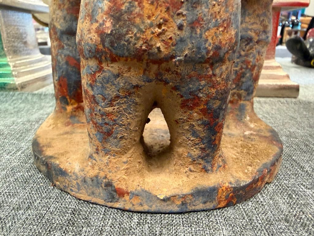 MEXICAN TERRACOTTA CIRCLE OF FRIENDS CLAY FOLK ART - 10