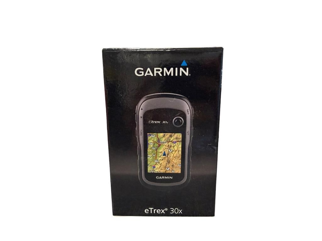 GARMIN ETREX 30X RUGGED HANDHELD GPS NAVIGATOR - DISCONTINUED: ITEM APPEARS NEW, ALL ACCESSORIES INCLUDED