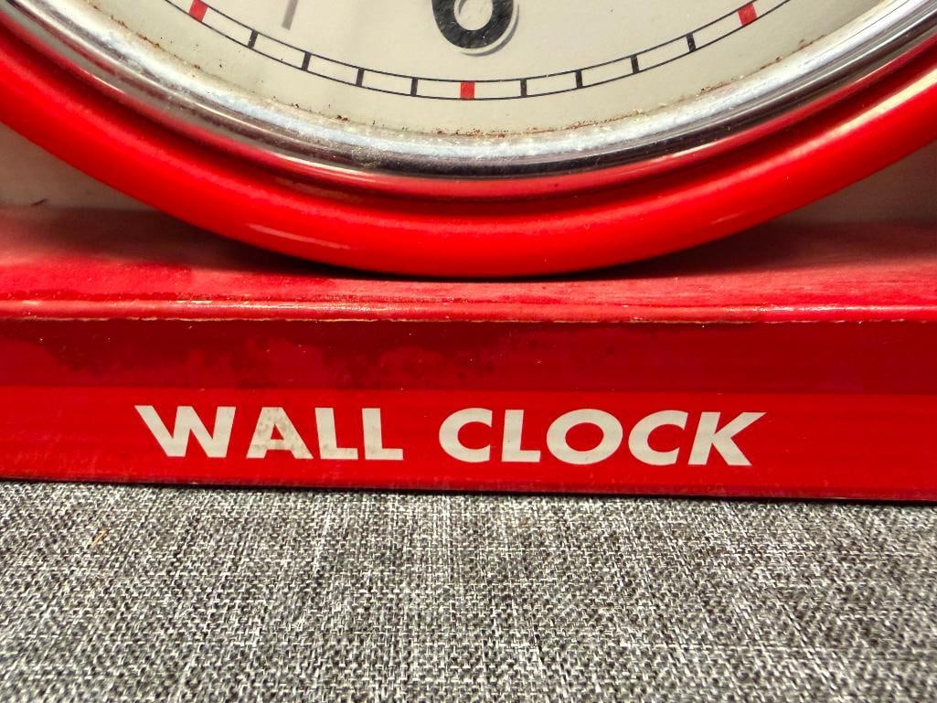 COCA-COLA COLLECTIBLES DINNERWARE SET, WALL CLOCK, COOKIE JAR, TIN CONTAINERS - 9