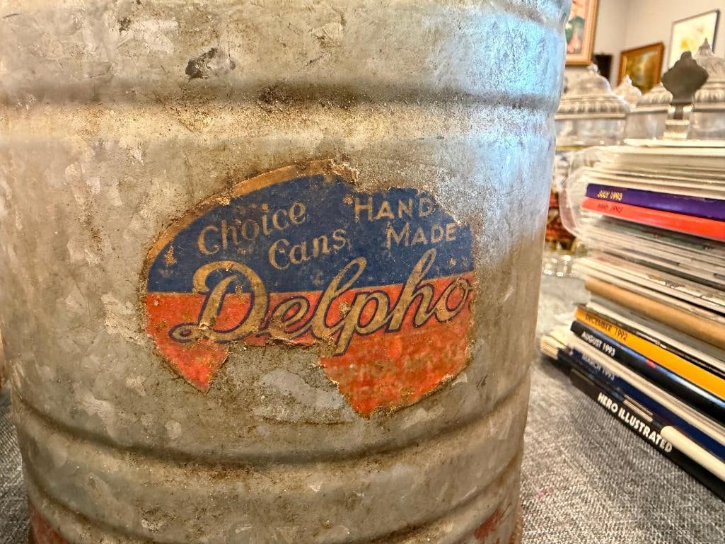 20TH CENTURY FARMING TOOLS HAY HOOKS, DEHORNING CLIPPERS, SHEARS, AND OIL CAN - 15