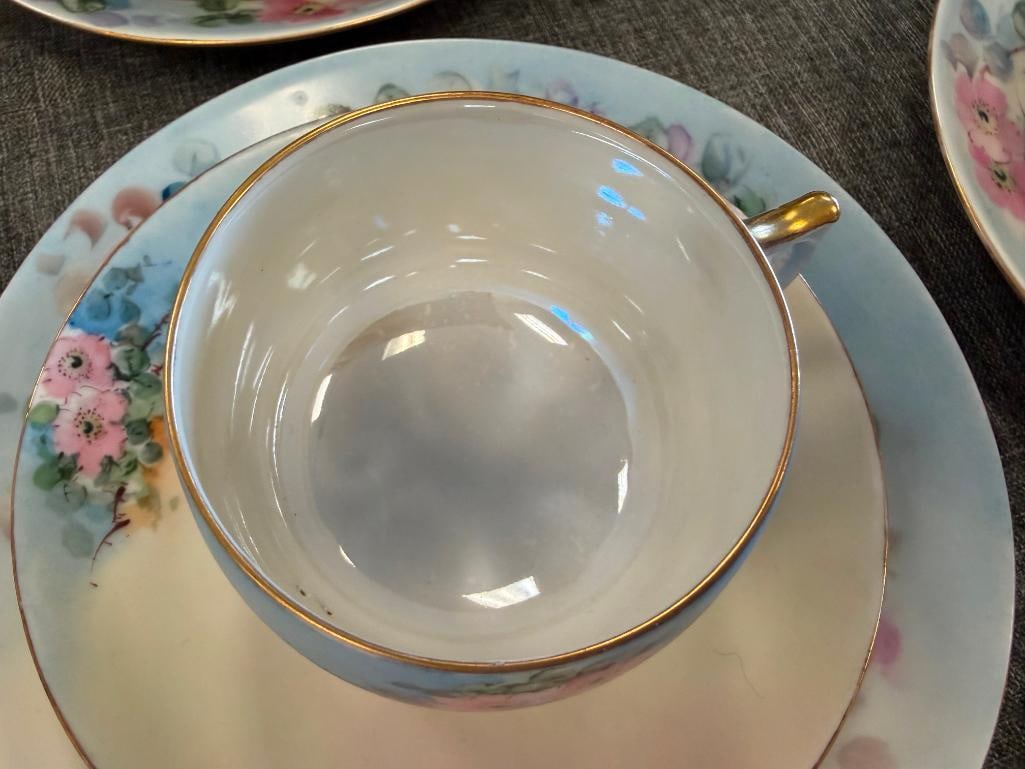 THOMAS / J&C BAVARIA GERMAN CHINA HAND PAINTED FLORAL DESIGN WITH GILT ACCENTS - 15