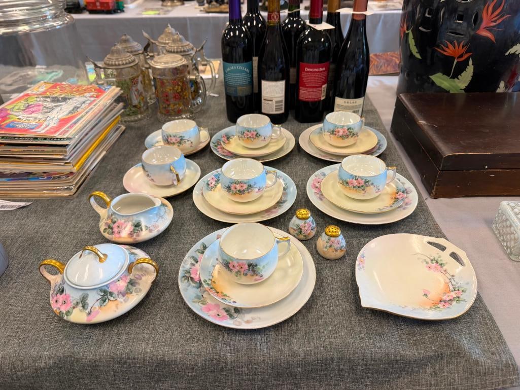 THOMAS / J&C BAVARIA GERMAN CHINA HAND PAINTED FLORAL DESIGN WITH GILT ACCENTS - 2
