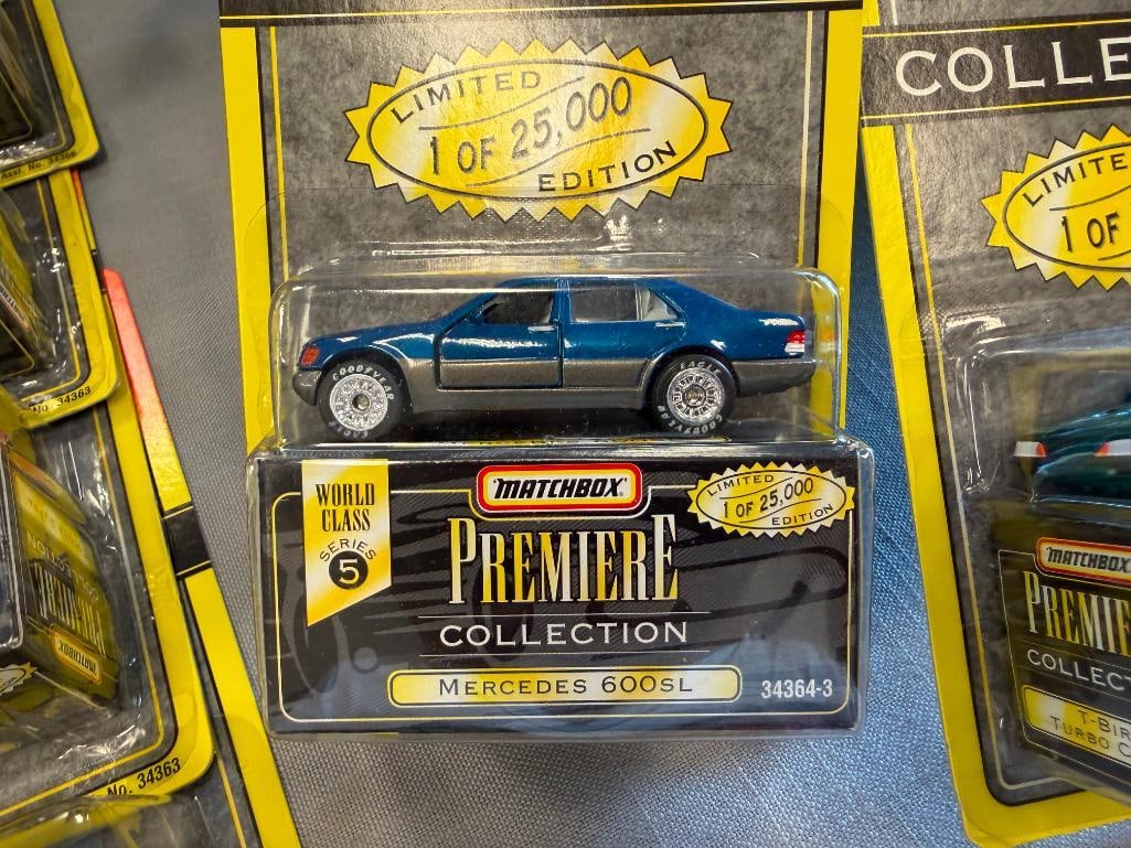 1990'S MATCHBOX HOT AUGUST NIGHTS AND PREMIERE COLLECTION 1/64 DIE-CAST TOY COLLECTOR CARS - 10
