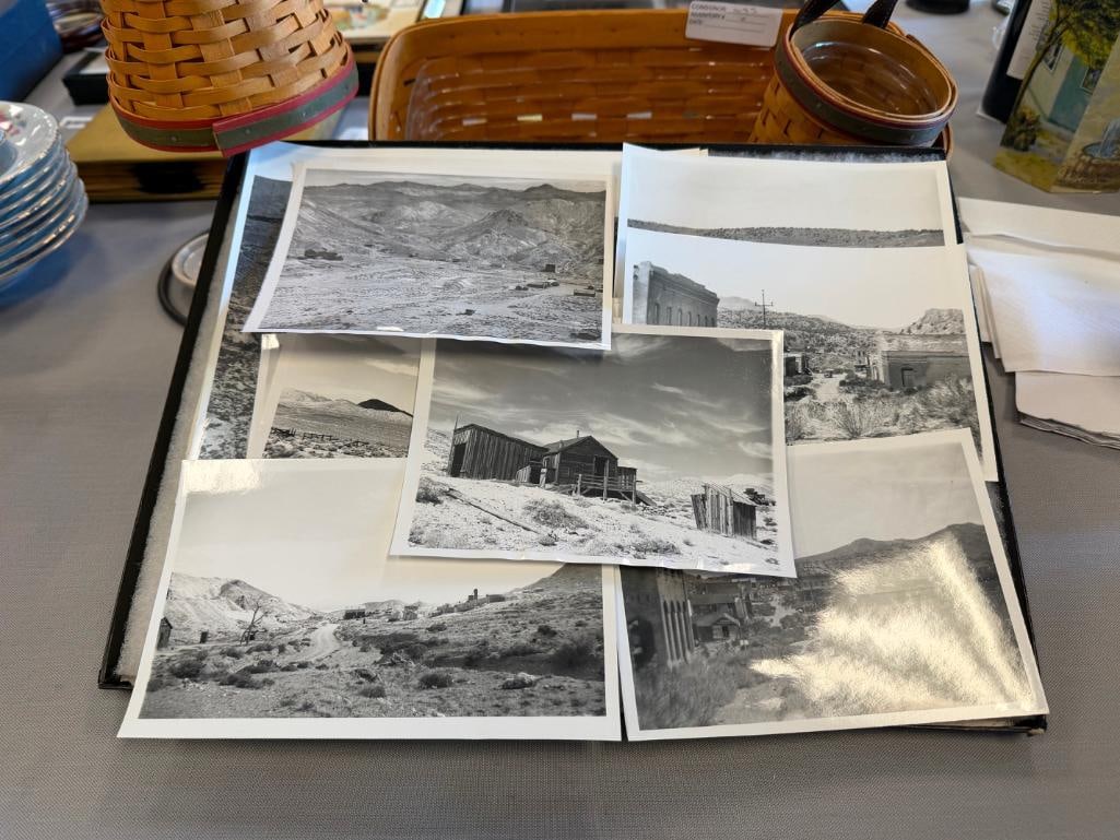 27 BLACK AND WHITE PHOTOGRAPHS OF AURORA AND RAWHIDE NEVADA - 2