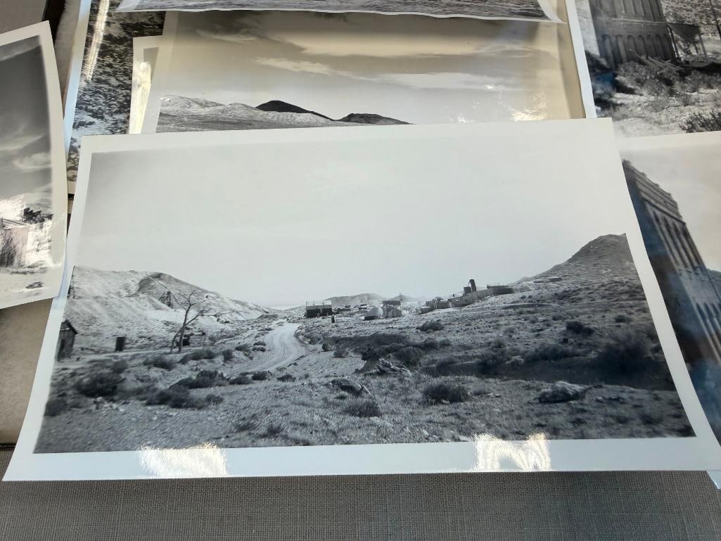 27 BLACK AND WHITE PHOTOGRAPHS OF AURORA AND RAWHIDE NEVADA - 4